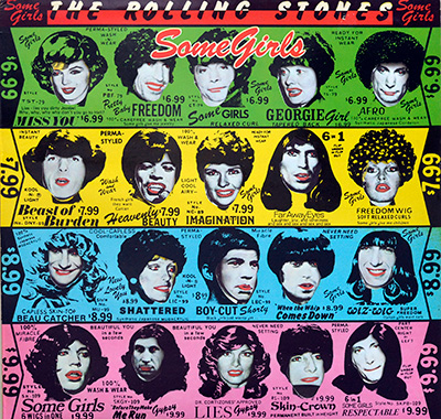 ROLLING STONES - Some Girls (Multiple Versions) album front cover vinyl record